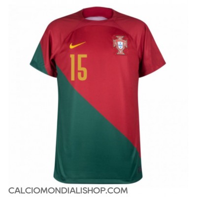 Maglie da calcio Portogallo Rafael Leao #15 Prima Maglia Mondiali 2022 Manica Corta